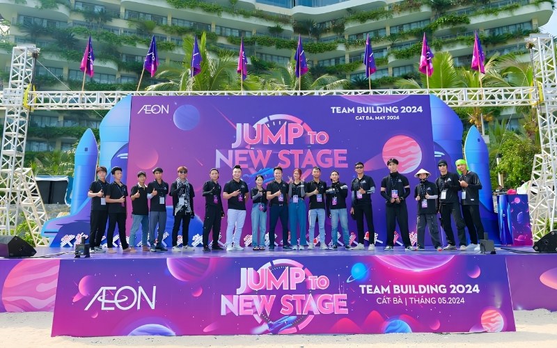 Chất liệu in backdrop team building