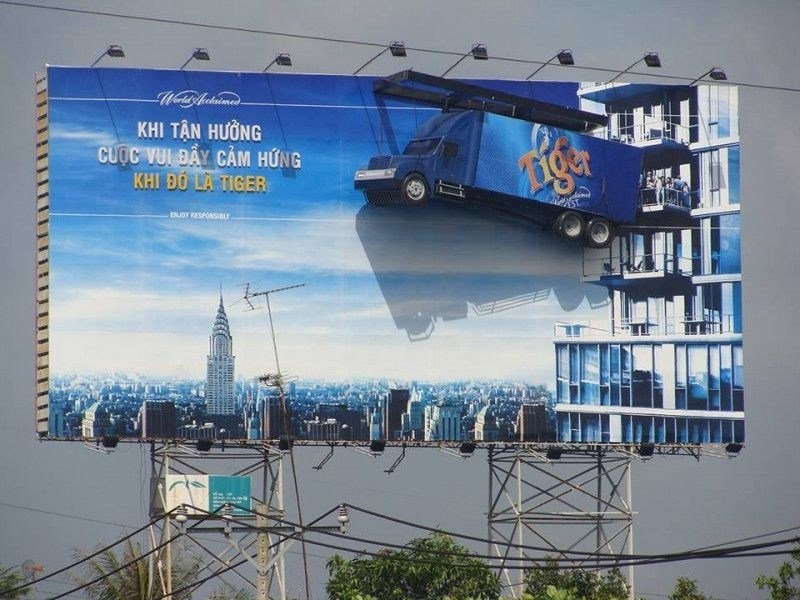 Mẫu pano quảng c&aacute;o 3D ngo&agrave;i trời