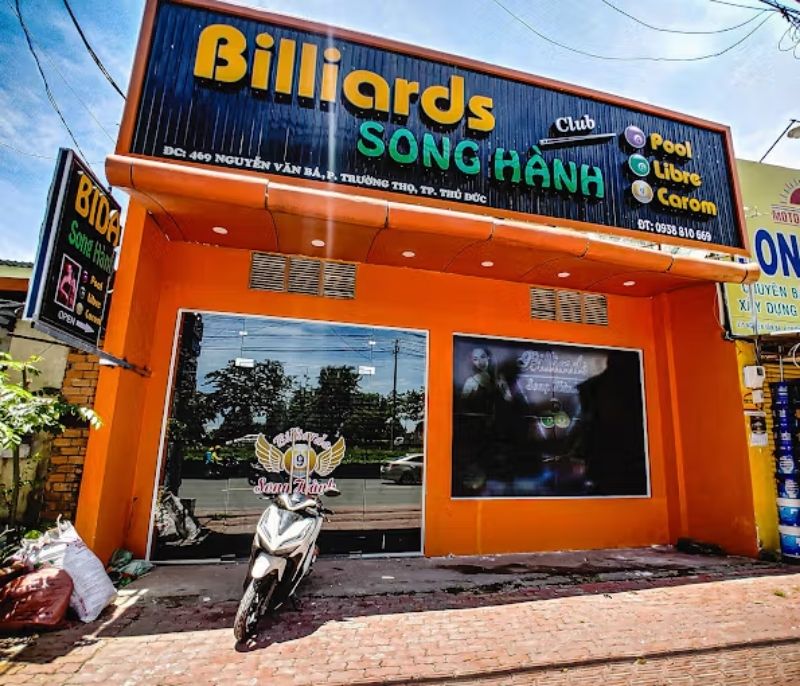 Mẫu bảng hiệu bida Song H&agrave;nh