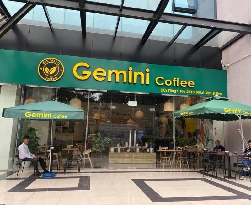 Bảng hiệu cafe chữ nổi mica
