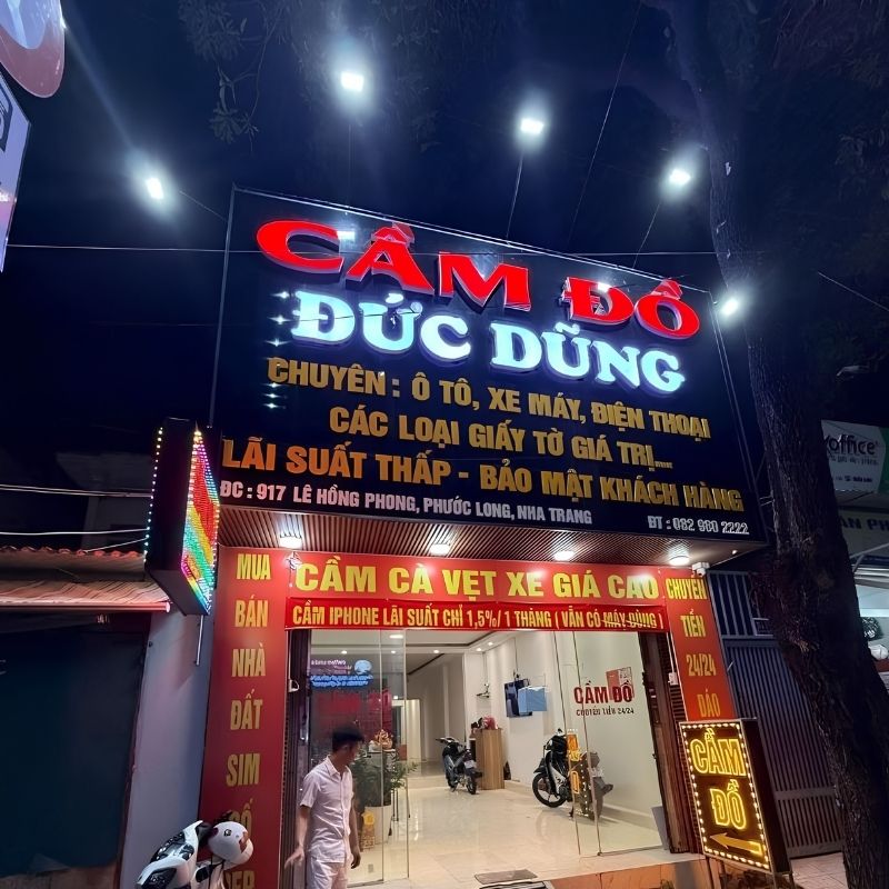 Quy cách thiết kế bảng hiệu cầm đồ chuyên nghiệp, tạo sự khác biệt