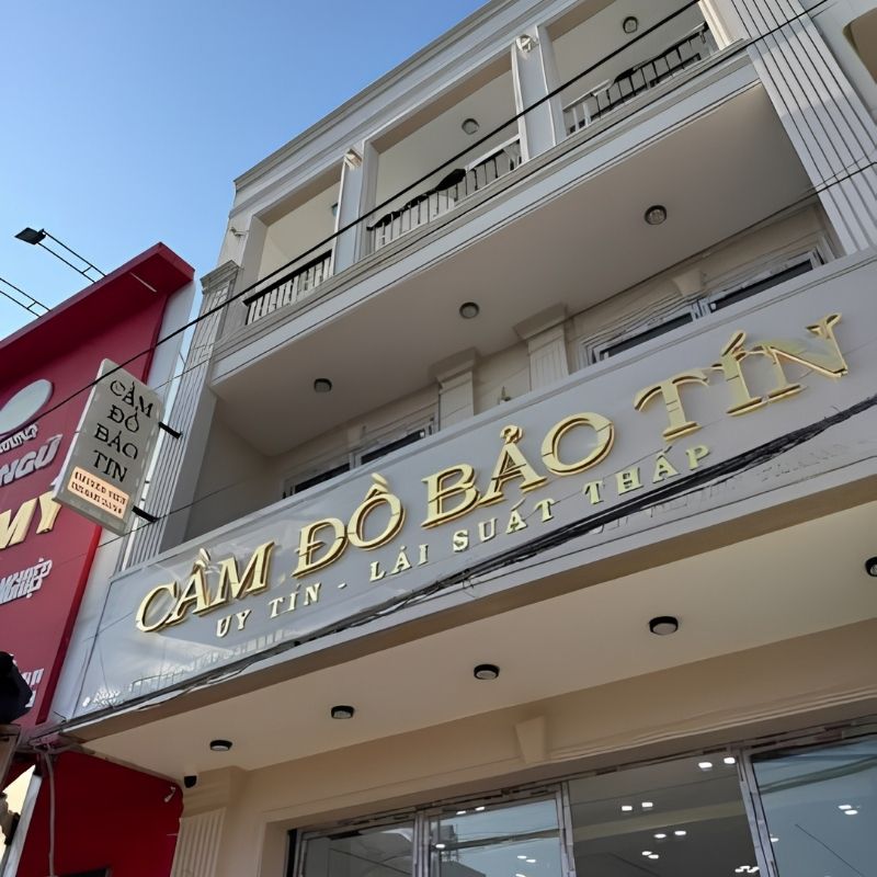 Mẫu bảng hiệu dịch vụ cầm đồ uy tín, lãi suất thấp