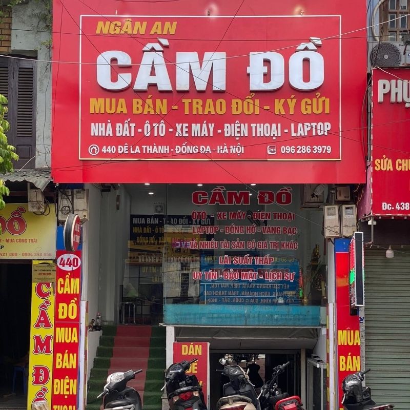 Mẫu bảng hiệu cầm đồ Ngân An