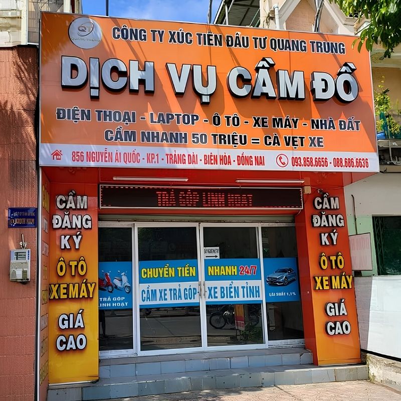Dịch vụ làm bảng hiệu quảng cáo tiệm cầm đồ giá rẻ tại TPHCM