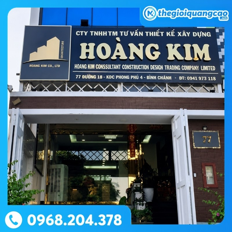 Bảng Hiệu Công Ty Xây Dựng