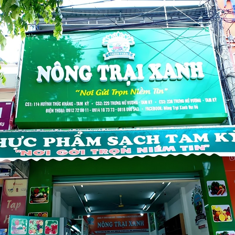 L&agrave;m bảng hiệu quảng c&aacute;o cửa h&agrave;ng thực phẩm gi&aacute; rẻ trọn g&oacute;i