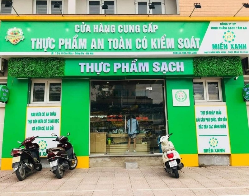 Những sai lầm cần tr&aacute;nh khi l&agrave;m bảng hiệu cửa h&agrave;ng thực phẩm sạch