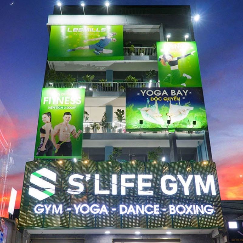 Mẫu bảng hiệu S Life Gym