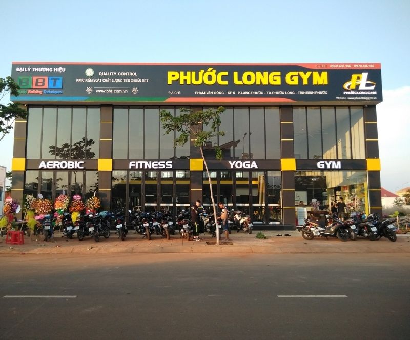 Thiết kế, thi c&ocirc;ng bảng hiệu gym uy t&iacute;n chất lượng tại TPHCM
