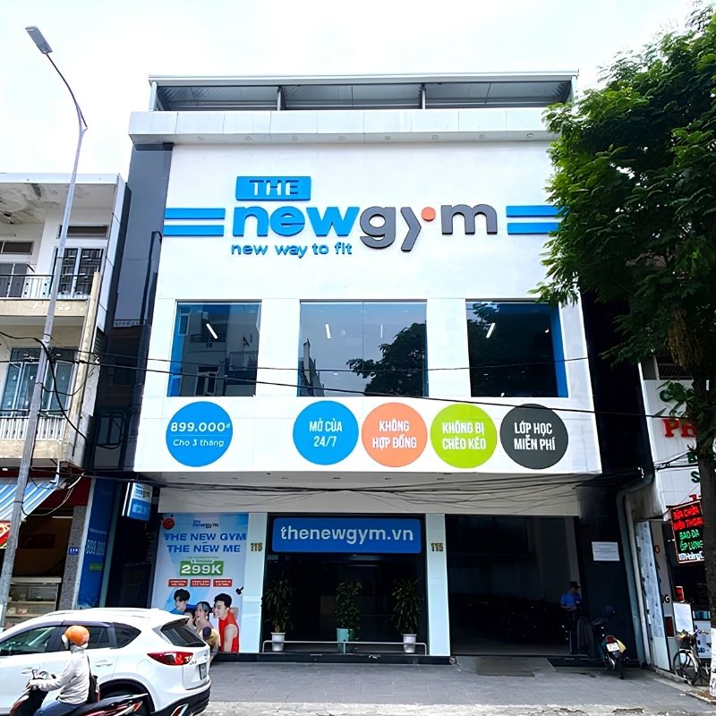 Bảng hiệu gym ốp mặt dựng Alu