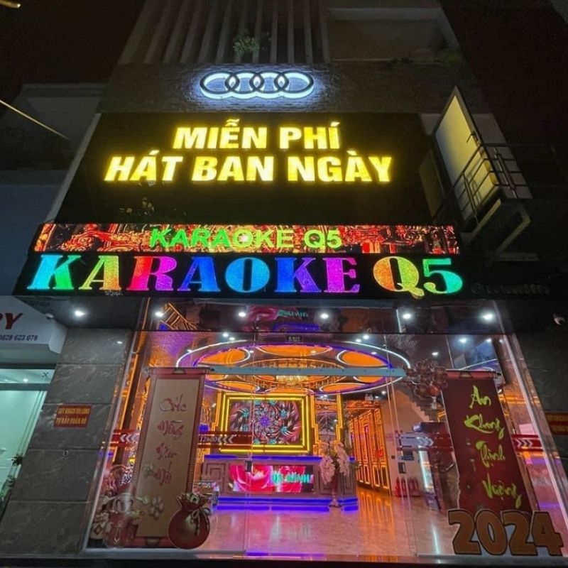 Thiết kế bảng hiệu quảng c&aacute;o karaoke theo y&ecirc;u cầu