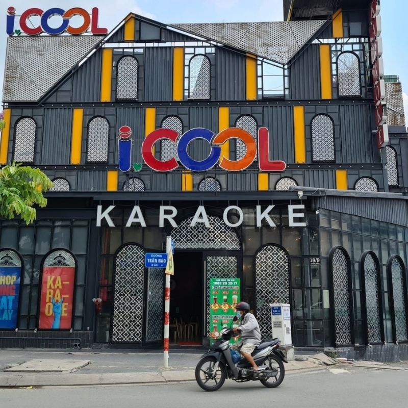 Mẫu bảng hiệu karaoke Icool