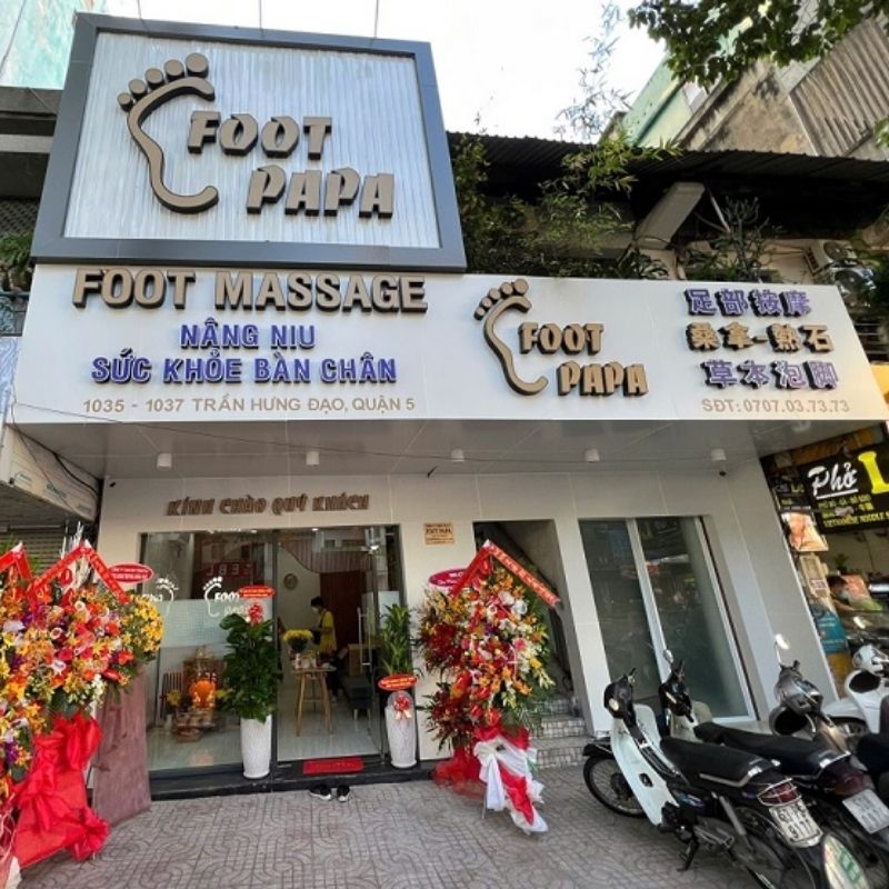 Bảng hiệu massage foot