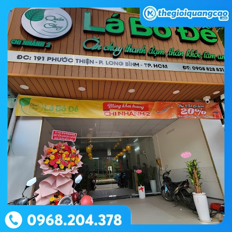 Bảng Hiệu Quán Chay