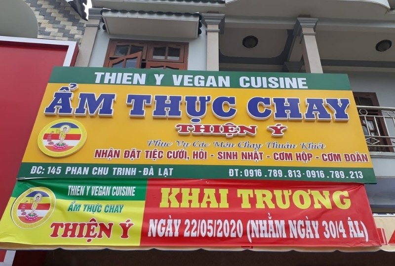 Chọn chất liệu l&agrave;m bảng hiệu qu&aacute;n chay theo ng&acirc;n s&aacute;ch v&agrave; quy m&ocirc; qu&aacute;n