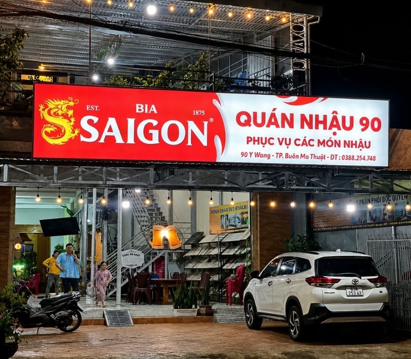 K&iacute;ch thước bảng hiệu quảng c&aacute;o ph&ugrave; hợp cho qu&aacute;n nhậu