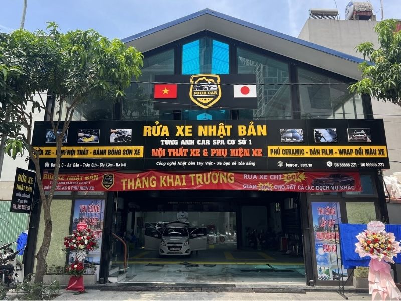 Mẫu bảng hiệu rửa xe đẹp, chuy&ecirc;n nghiệp