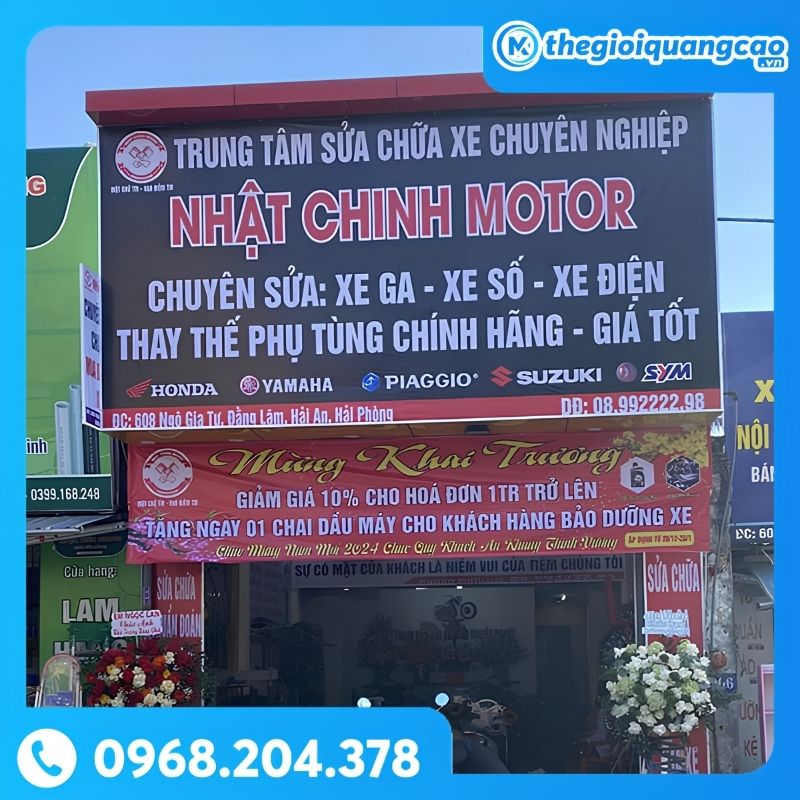 Bảng Hiệu Sửa Xe