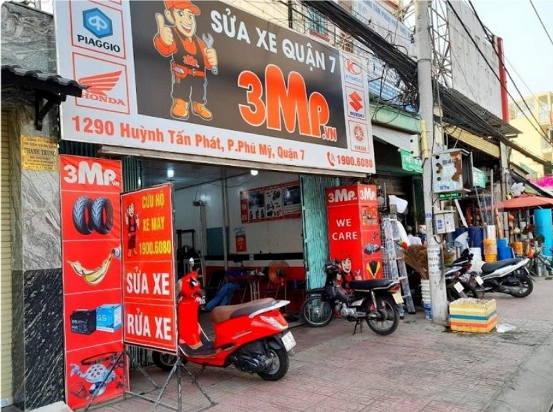 Mẫu bảng hiệu sửa xe quận 7