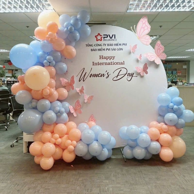 Dự án in backdrop 8/3 tại quận bình thạnh
