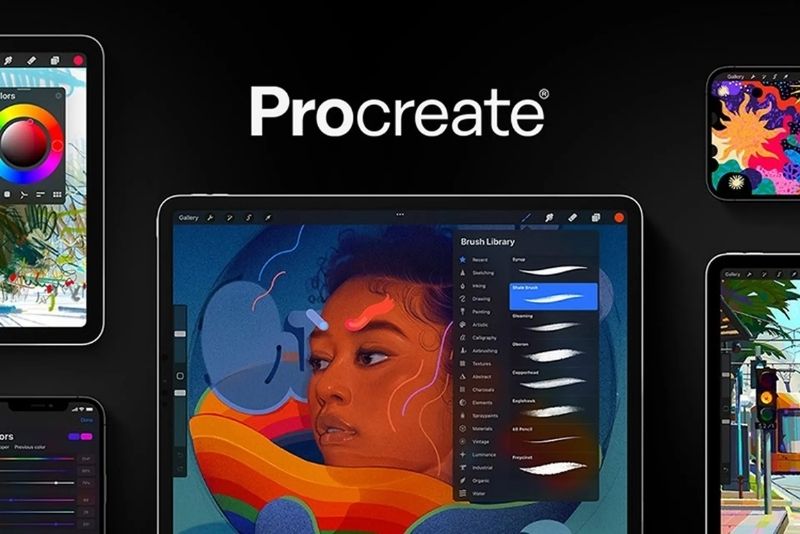 App thiết kế Procreate