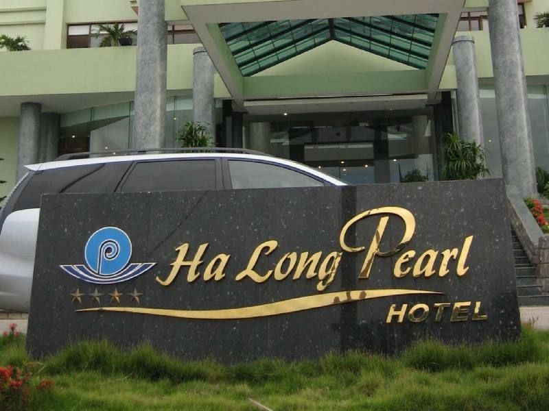 Mẫu bảng hiệu đ&aacute; hoa cương cho Ha Long Pearl Hotel