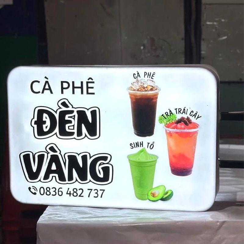 Bảng hiệu nhỏ h&uacute;t nổi mica