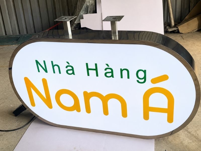 Mẫu bảng hiệu treo cửa nhà hàng