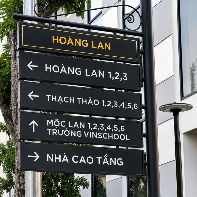 Mẫu bảng hiệu treo cho công ty