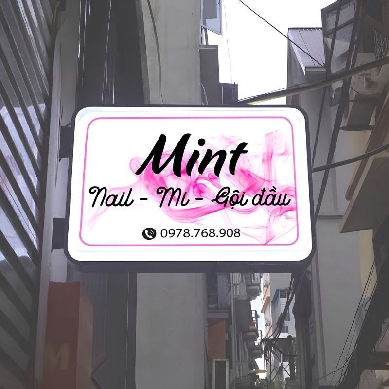 Mẫu hộp đ&egrave;n h&uacute;t nổi tiệm nail
