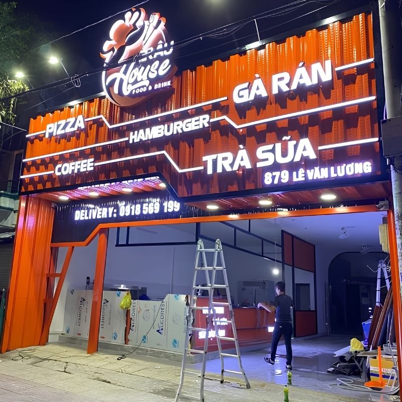 Thi công bảng hiệu đèn LED quận 7