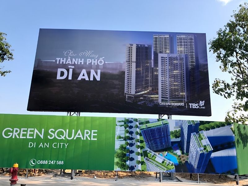 Biển quảng cáo ngoài trời thi công tại quận 7