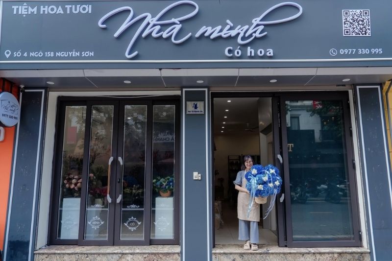 Mẫu bảng chữ nổi formex cho shop hoa tươi