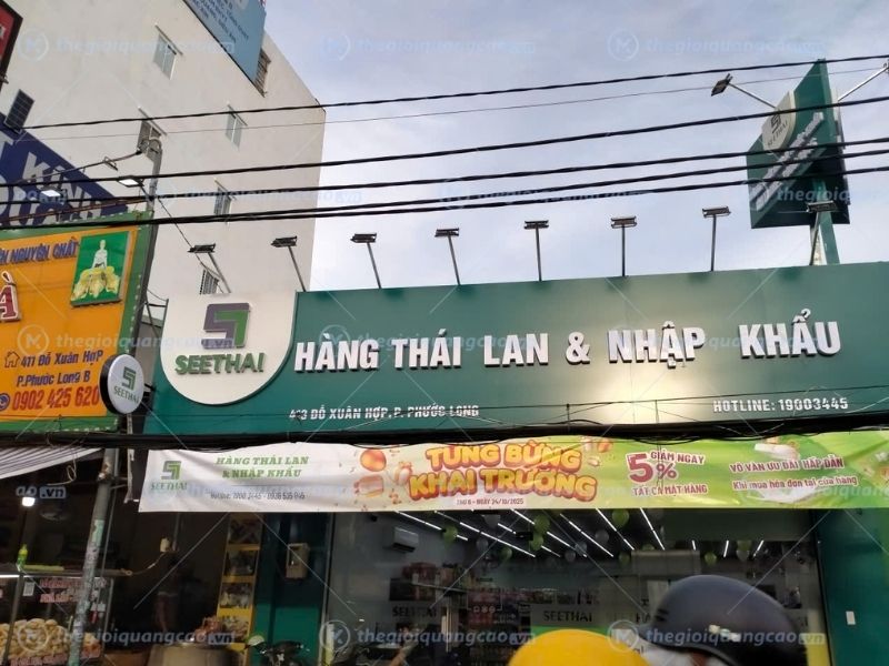 Dự án làm bảng hiệu công ty SEETHAI
