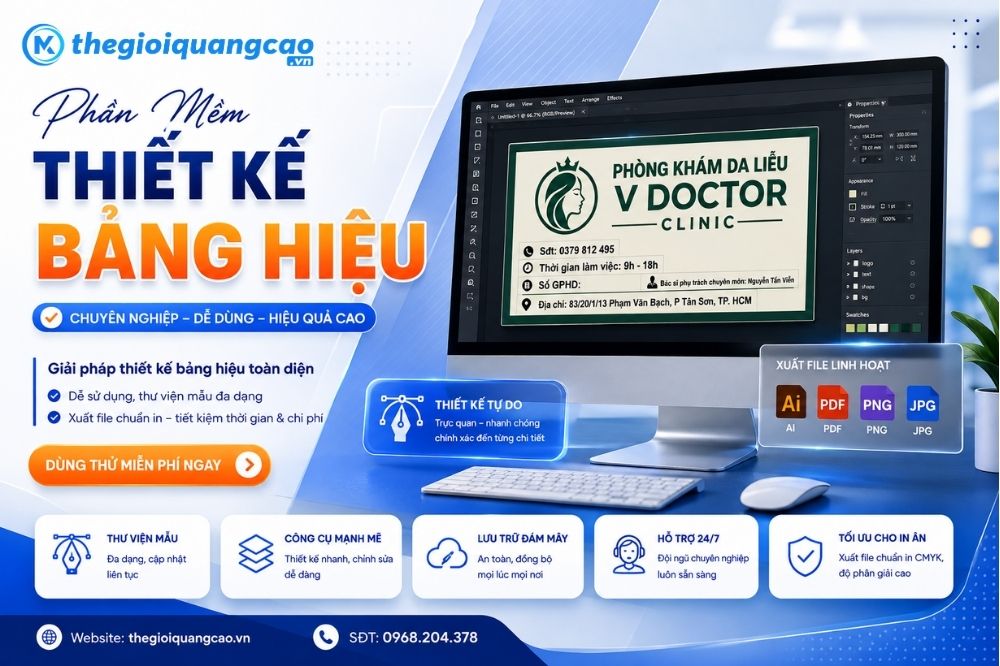 Top 10+ Phần Mềm Thiết Kế Bảng Hiệu Chuyên Nghiệp