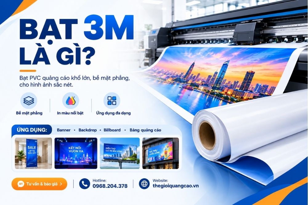 Bạt 3M là gì? Ưu điểm, Ứng dụng Trong Thi Công Quảng Cáo