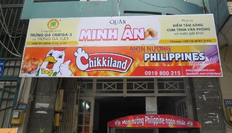 Mẫu bảng hiệu alu d&aacute;n decal cho qu&aacute;n ăn