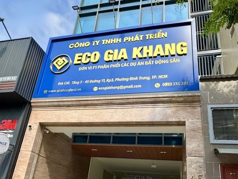 K&iacute;ch thước bảng hiệu c&ocirc;ng ty ti&ecirc;u chuẩn