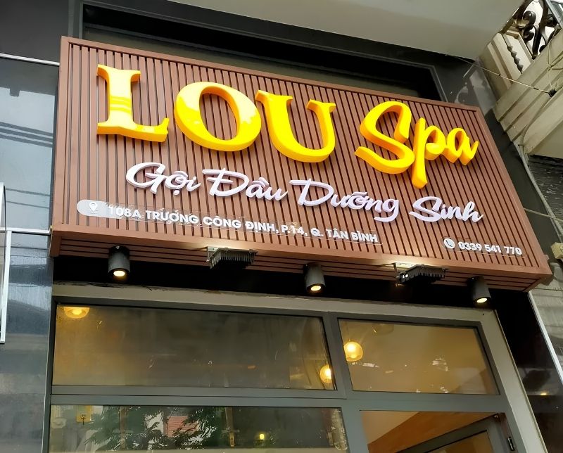 Bảng gi&aacute; tham khảo khi l&agrave;m bảng hiệu spa