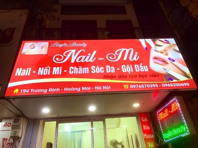 Bảng hiệu spa in bạt hiflex