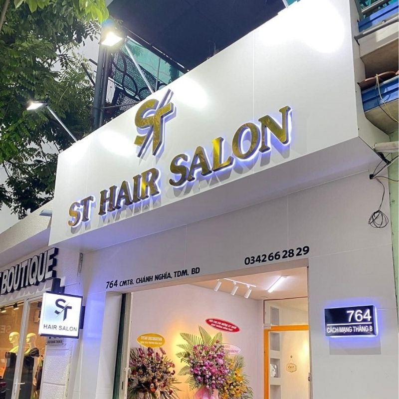 Thiết kế bảng hiệu salon t&oacute;c nữ theo y&ecirc;u cầu
