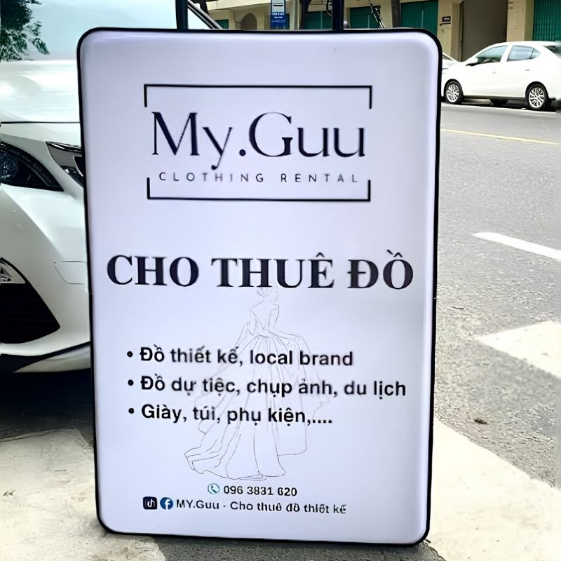 Làm bảng hiệu hộp đèn mica hút nổi