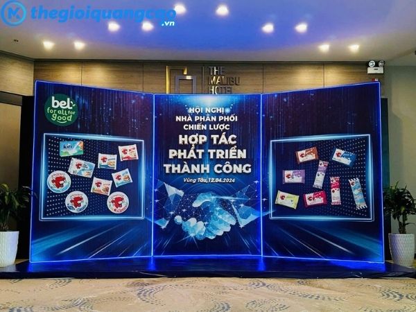 Công trình thi công backdrop hội nghị