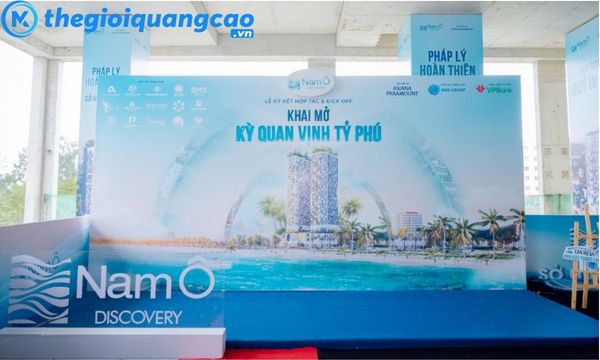 Công trình thi công backdrop lễ ký kết hợp tác