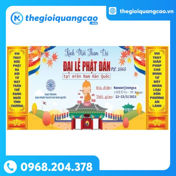 Backdrop Phật Đản
