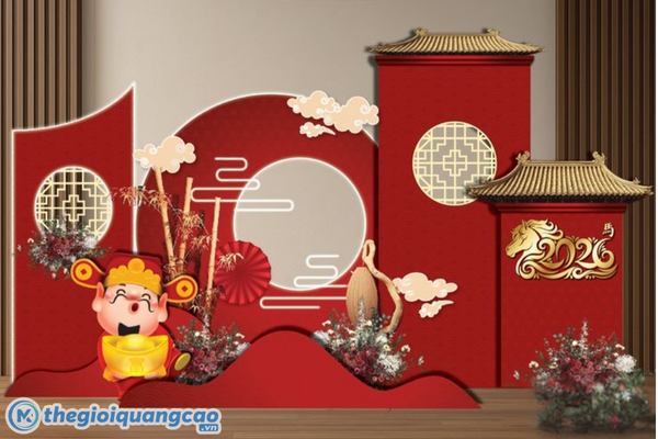 Thiết kế thi c&ocirc;ng backdrop gi&aacute; rẻ, uy t&iacute;n, chất lượng tại tphcm