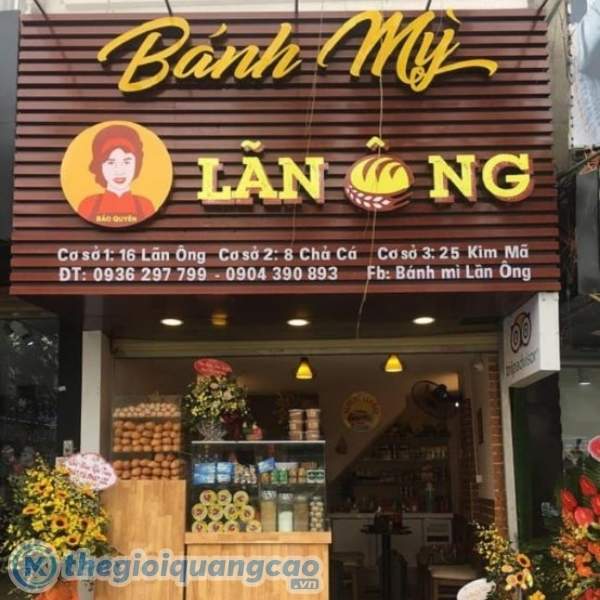 Mẫu bảng hiệu b&aacute;nh m&igrave; đẹp