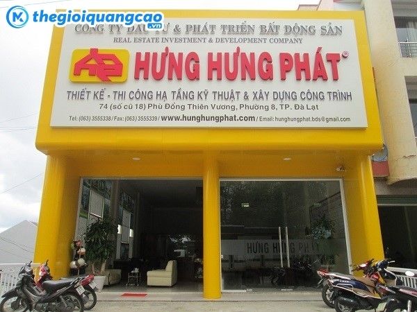  Mẫu bảng hiệu quảng cáo bất động sản Hưng Hưng Phát 