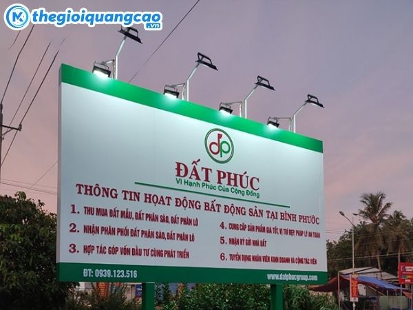  Thi công bảng hiệu bất động sản giá rẻ tại HCM 