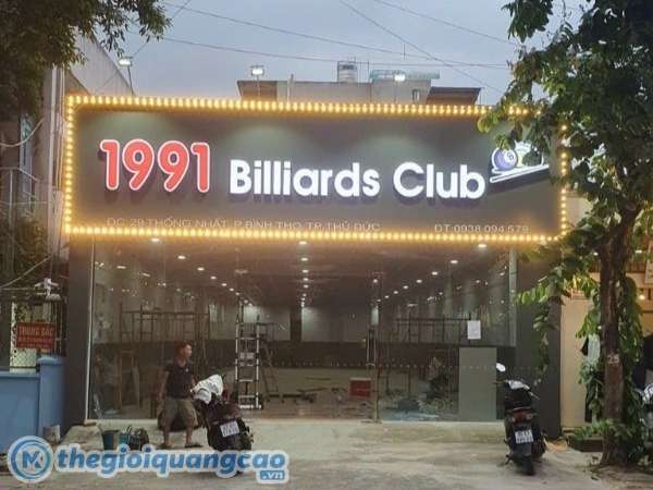 Mẫu biển hiệu bida 1991